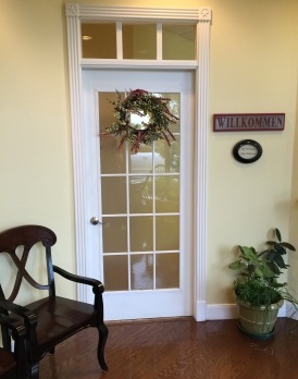 Dental office entrance