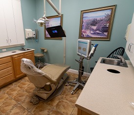 Dental exam room